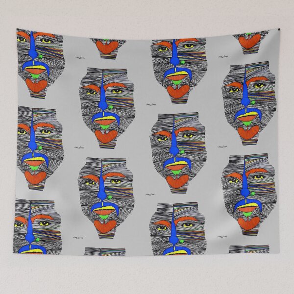 Item preview, Latro Face By Artguru 0299, 22 X 28, - Ink On Paper designed and sold by Art Guru.