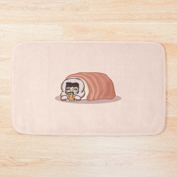 Item preview, Snuggly Salmon Friend designed and sold by ginkgoandmoon.