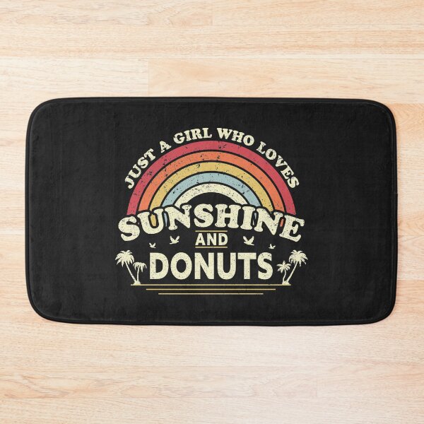 Item preview, Donut design. Just A Girl Who Loves Sunshine And Donuts product designed and sold by PackAPunch.