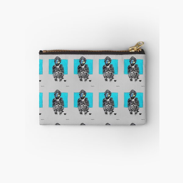 Item preview, Man With Blue Square By Artguru 0294, 22 X 28, - Ink On Paper designed and sold by Art Guru.