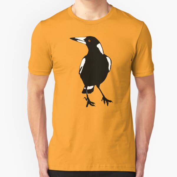 Australian Magpie Slim Fit T-Shirt