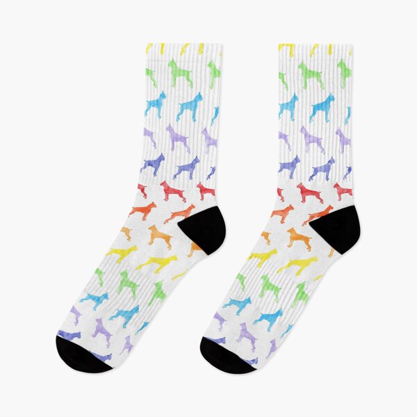 Item preview, Rainbow Boxers - boxer dog breed (short tail) designed and sold by littlearrow.