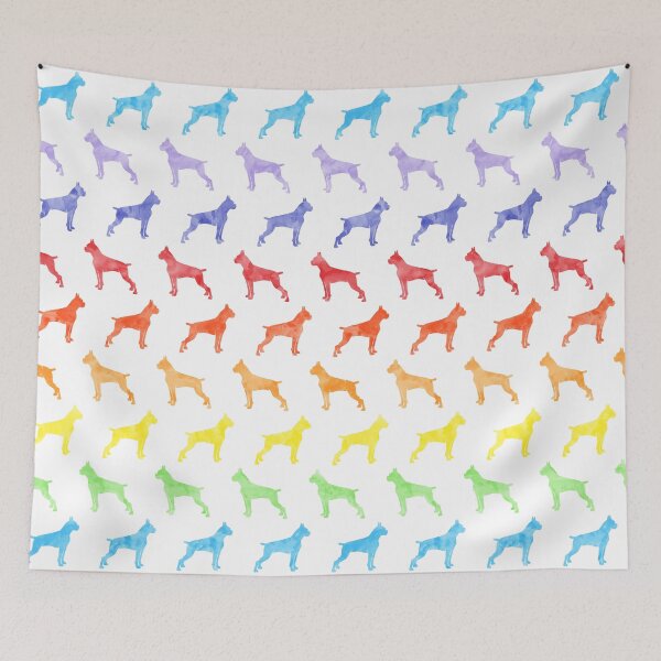 Item preview, Rainbow Boxers - boxer dog breed (short tail) designed and sold by littlearrow.