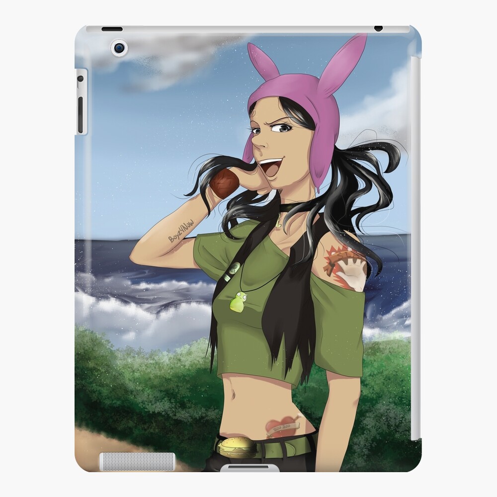 Louise Belcher: Day at the Beach Drawstring Bag for Sale by