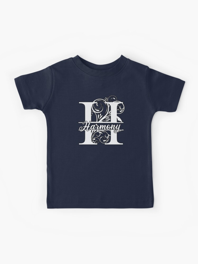 Monogram Shirts - H Initial T-shirts for Women and Girls
