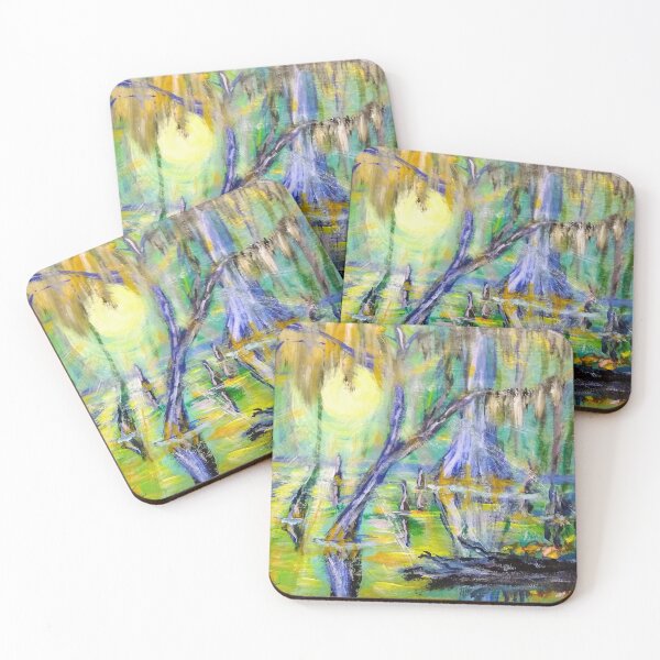 Item preview, Sunlit Swamp, Bayou, Cypress Trees Water designed and sold by LouisianaLady.