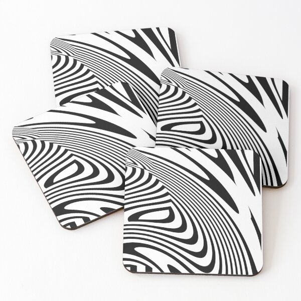 Item preview, Black and White Op Art 10 designed and sold by JillyBeanDesign.
