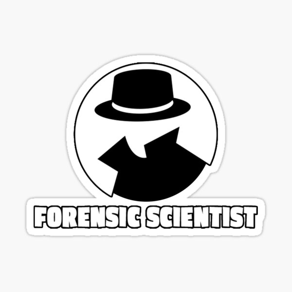 Forensic Scientist Sticker