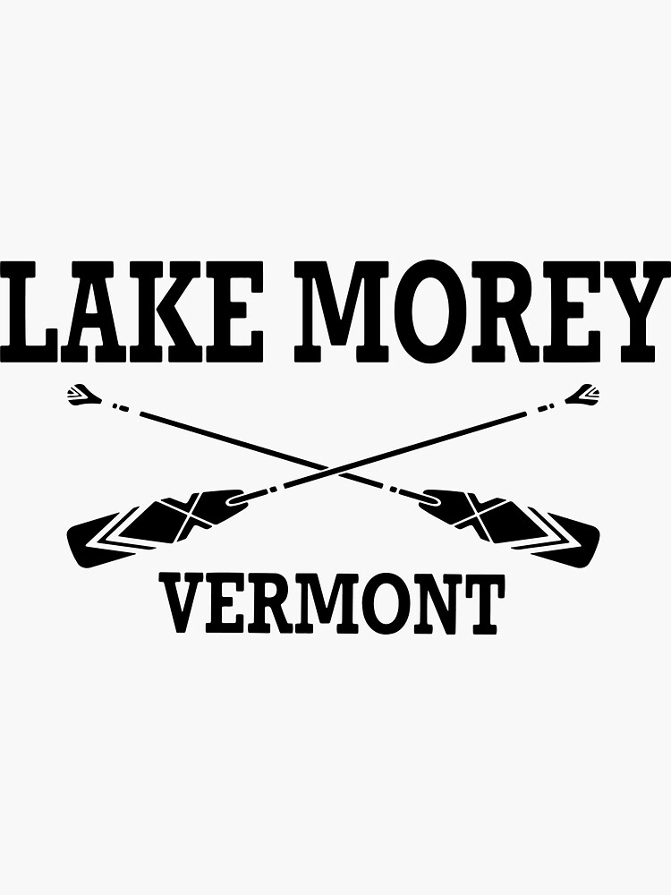 "Lake Morey, VT" Sticker for Sale by neskatepaddle Redbubble