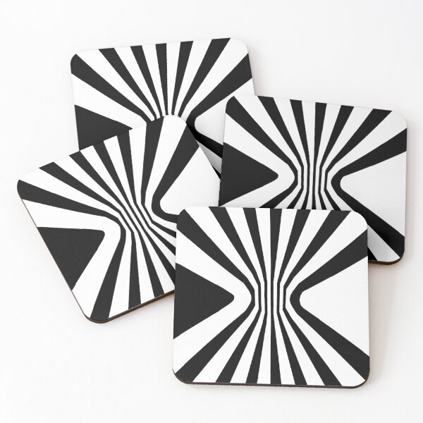 Item preview, Black and White Op Art 11 designed and sold by JillyBeanDesign.