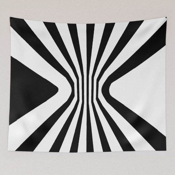 Item preview, Black and White Op Art 11 designed and sold by JillyBeanDesign.