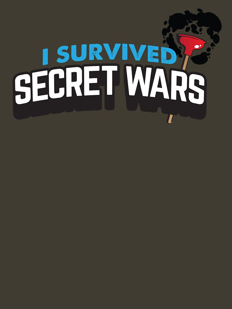 Thumbnail 7 of 7, Essential T-Shirt, I SURVIVED SECRET WARS designed and sold by rachelandmiles.