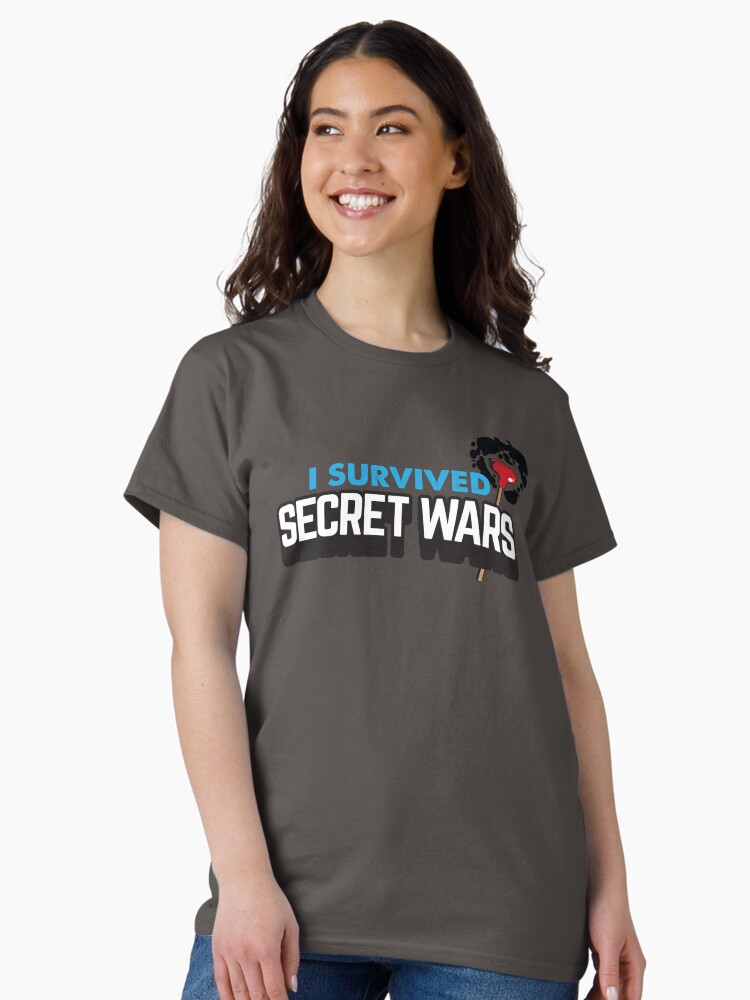 Thumbnail 2 of 7, Classic T-Shirt, I SURVIVED SECRET WARS designed and sold by rachelandmiles.