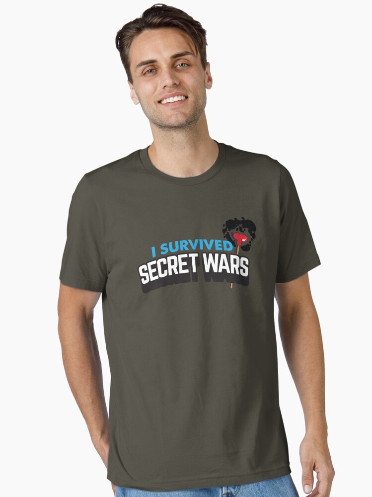 Thumbnail 2 of 7, Essential T-Shirt, I SURVIVED SECRET WARS designed and sold by rachelandmiles.