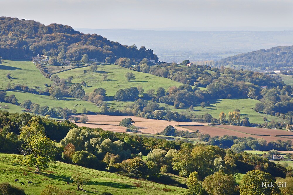 "Gloucestershire Countryside" by Nick Gill  Redbubble