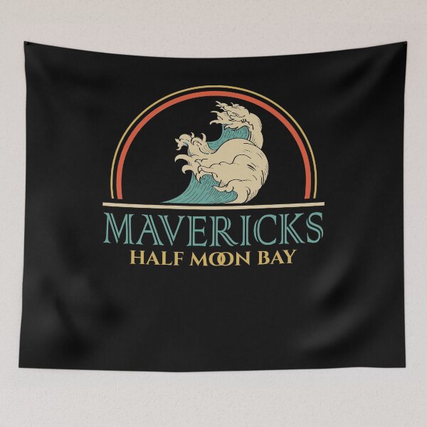 Item preview, Surf Mavericks Half Moon Bay Japaneses Vintage Style designed and sold by simplytldr.