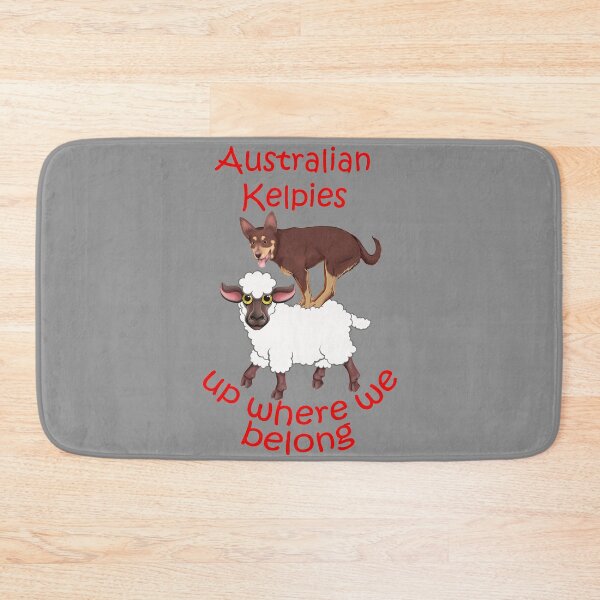 Item preview, Australian Kelpies - up where we belong! designed and sold by Kestrelle.
