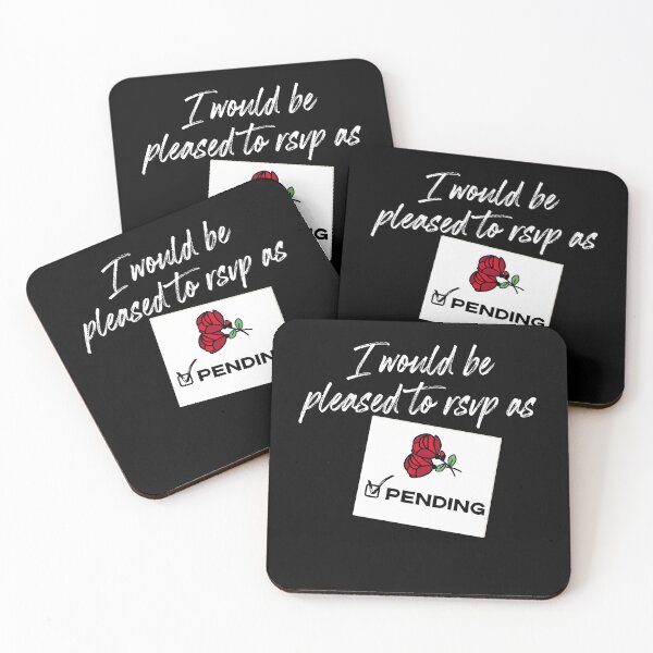 Item preview, I'd Be Pleased To RSVP As Pending - Schitt's Creek designed and sold by The-Goods.