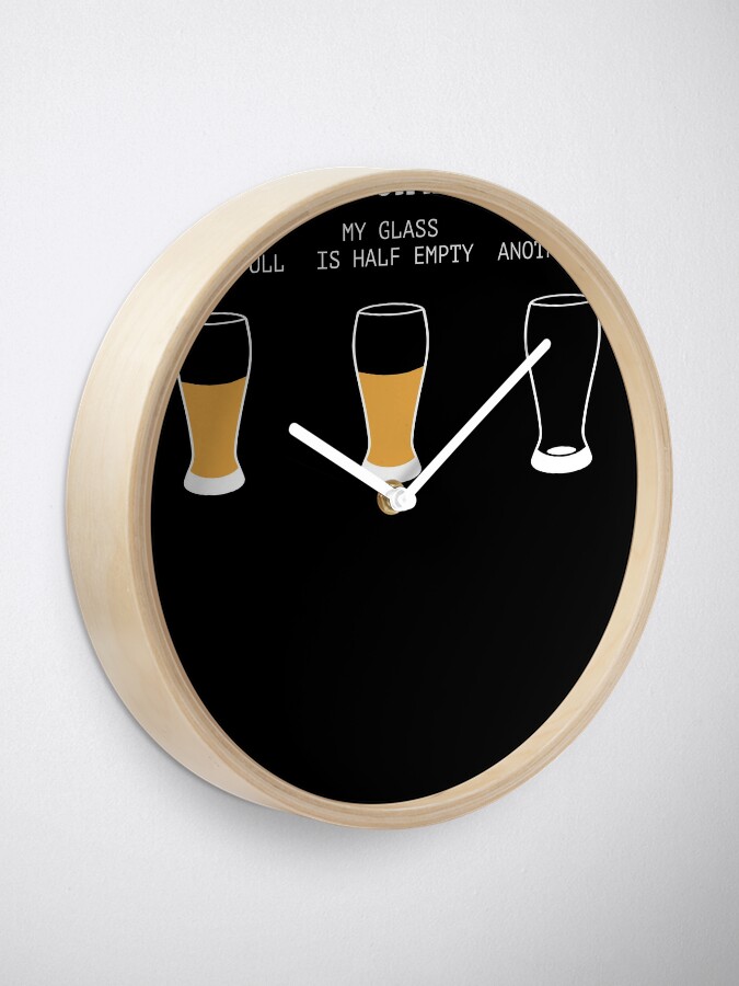 It's Beer O'Clock Funny Beer Pint Glass - Gift Idea