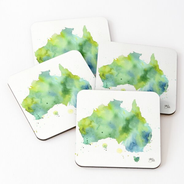 Item preview, Australia Map designed and sold by 3willows.