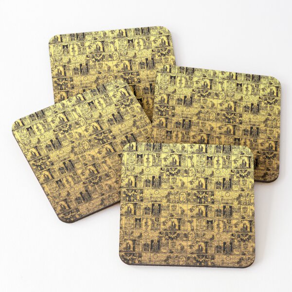 Item preview, Tarot dorado y negro: una impresión de arcanos mayores designed and sold by Annalee Beer.