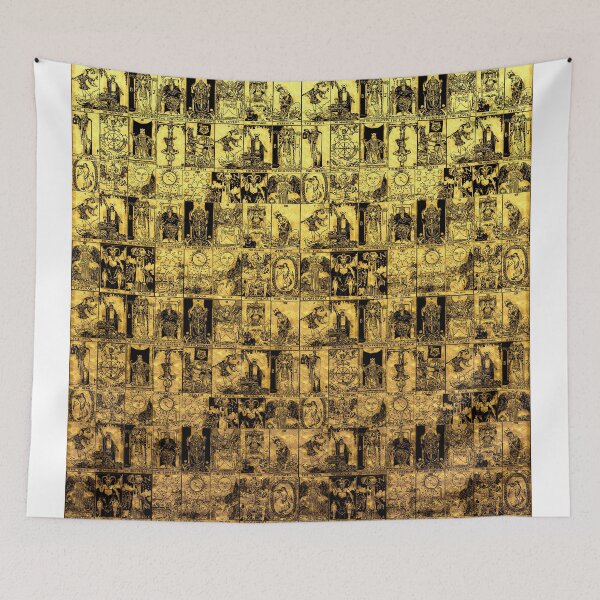 Artikelvorschau, Gold und Schwarz Tarot - A Major Arcana Print entworfen und verkauft von Annalee Beer.