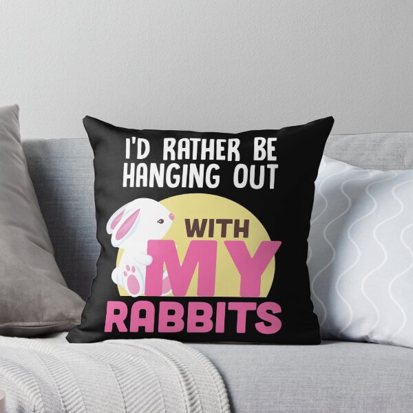 Item preview, I'd Rather Be Hanging Out With My Rabbits designed and sold by simplytldr.