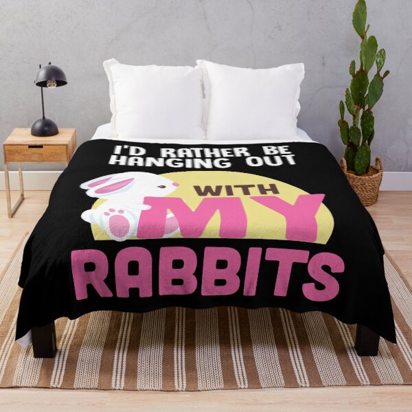 Item preview, I'd Rather Be Hanging Out With My Rabbits designed and sold by simplytldr.