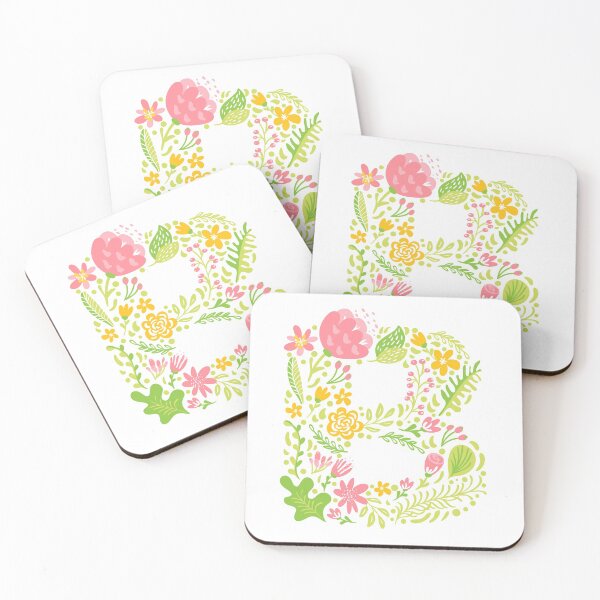 Item preview, Summer Floral Initial B designed and sold by karspaul.