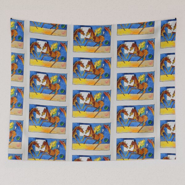 Item preview, Horses By Artguru 0261, 28 X 22, - Acrylic On Paper designed and sold by Art Guru.