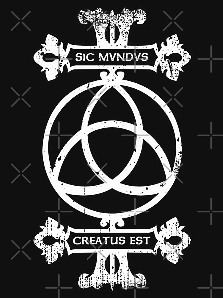 Есть символ. SIC Mundus Creatus. SIC Mundus Creatus est тату. Сикмундос Креатос ЭСТ. SIC Mundus тьма.