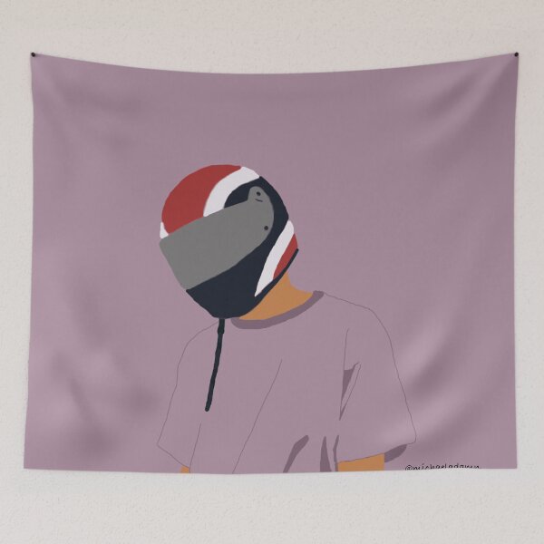 Item preview, Kevin Abstract - Helmet Boy designed and sold by michaeladamn.