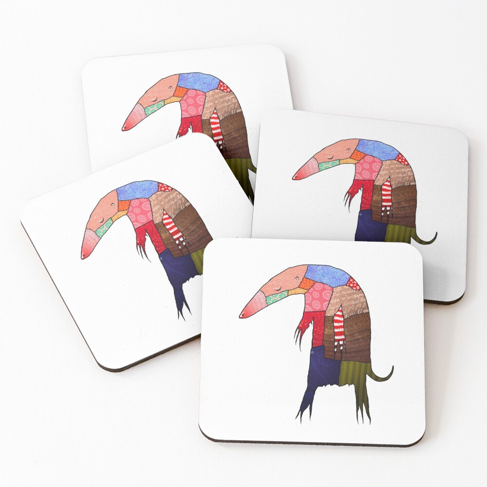 Aperçu de l'œuvre Dessous de verre (lot de 4) créée et vendue par packbawky.