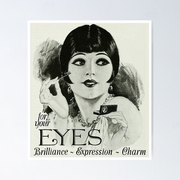 Item preview, Flapper, Cosmetic Advertisement, Vintage Poster designed and sold by vintagevivian.