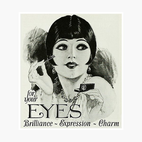 Item preview, Flapper, Cosmetic Advertisement, Vintage Poster designed and sold by vintagevivian.