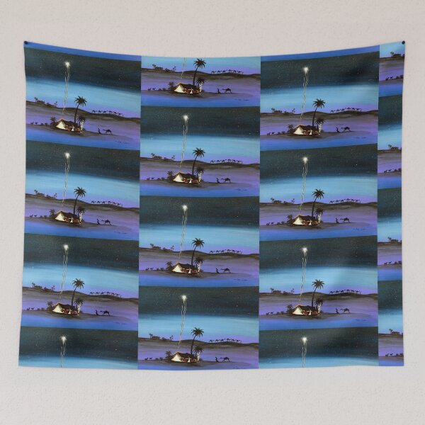 Item preview, Night Scene By Artguru 0251, 28 X 22, - Acrylic On Paper designed and sold by Art Guru.