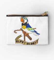Barker Bird "Hurry Hurry!" Zipper Pouch