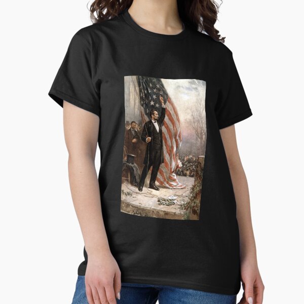 Item preview, President Abraham Lincoln Giving A Speech designed and sold by warishellstore.