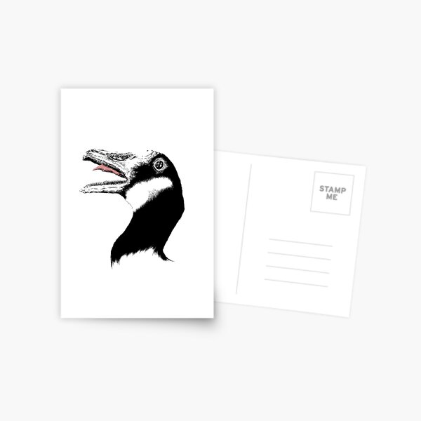 Horrible Goose Postcard