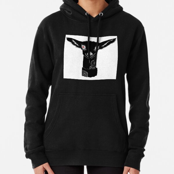 Creepy lamb sockpuppet Pullover Hoodie