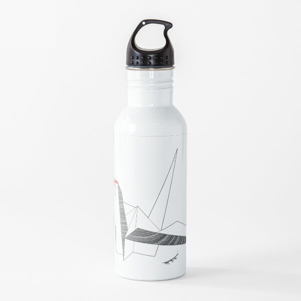 I don't know, man...it's one of those folded-up birds Water Bottle