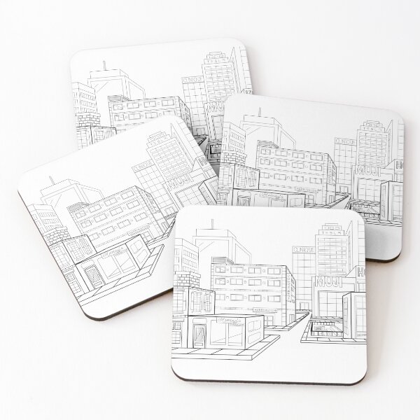 Item preview, Black and White City designed and sold by do0rsopen.
