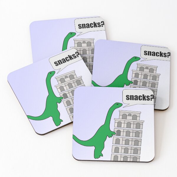 Item preview, Dinosaur Snacks Dinosnacks Stickers  designed and sold by thesoupdate.