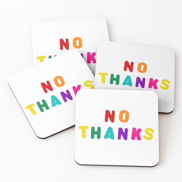 Item preview, no thanks designed and sold by torahisanerd.