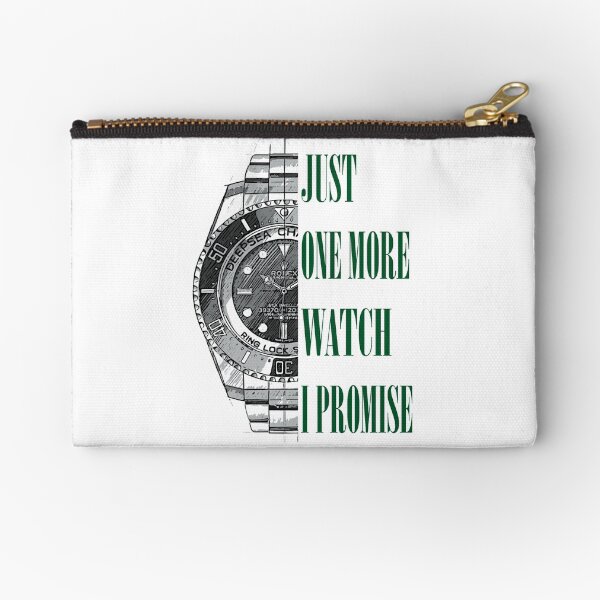 JUST ONE MORE WATCH, I PROMISE Zipper Pouch