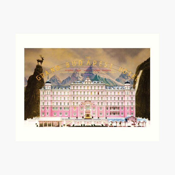 Grand Budapest Hotel Art Print