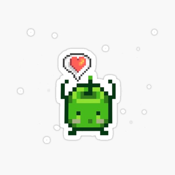 Aperçu de l'œuvre junimo avec coeur emote créée et vendue par lightningsponge.