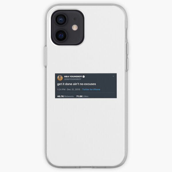 nba youngboy tweet iPhone Soft Case