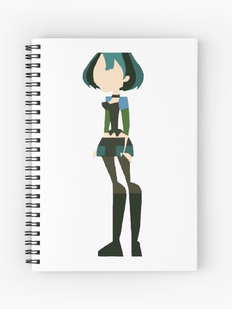Total Drama Island Colour Block Gwen Spiral Notebook By Clarasmith69 Redbubble