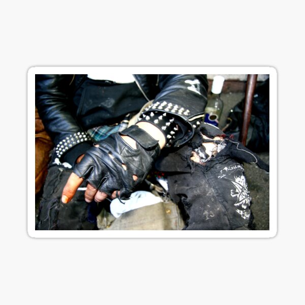 Glove and Studs Sticker